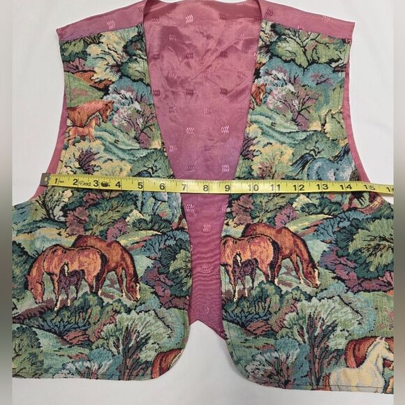 Vintage Tapestry Horse Vest S/M - Picture 5 of 11